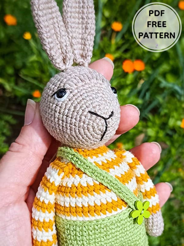 Crochet Bunny Missy PDF Amigurumi Free Pattern 3 1