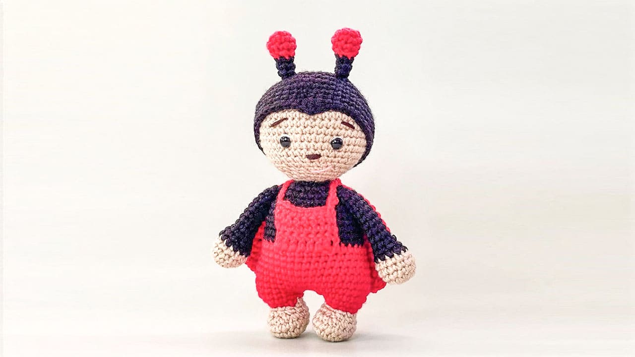 Crochet Cute Ladybug PDF Amigurumi Free Pattern 4