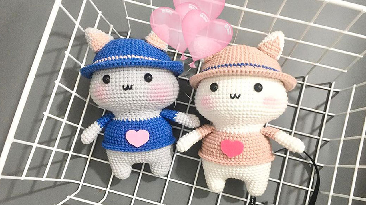 Crochet Cute Little Cat PDF Amigurumi Free Pattern
