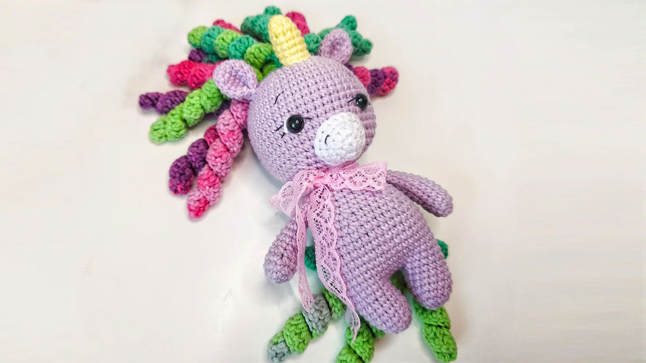 Crochet Cute Unicorn PDF Amigurumi Free Pattern 2
