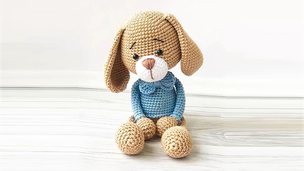 Crochet Dog PDF Amigurumi Free Pattern 3