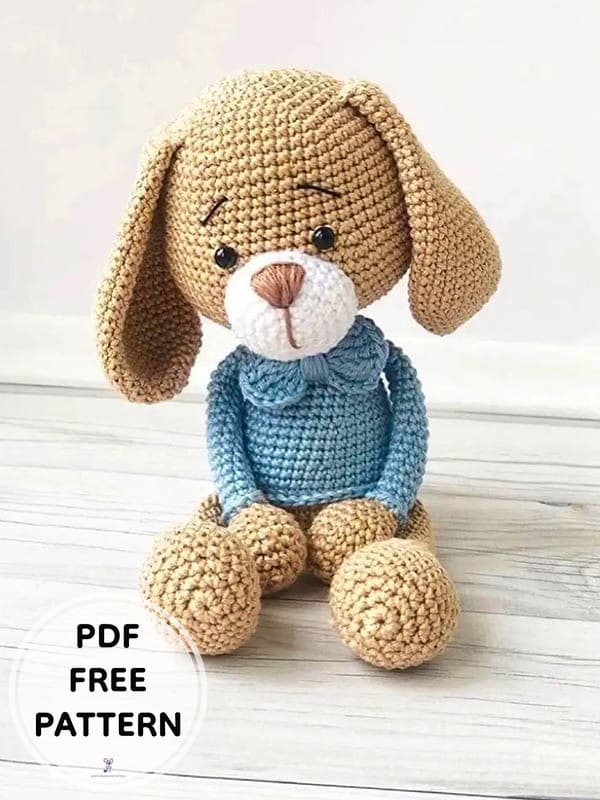 Crochet Dog PDF Amigurumi Free Pattern