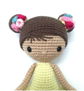 Crochet Doll Chloe PDF Amigurumi Free Pattern 16