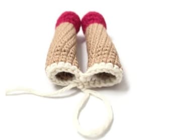Crochet Doll Chloe PDF Amigurumi Free Pattern Shoes And Legs 4