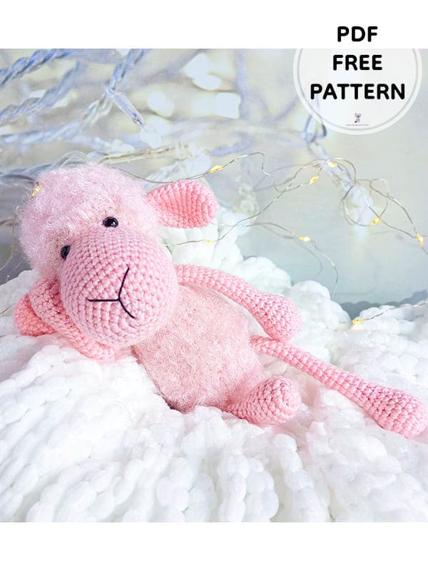 Crochet Easy Sheep Amigurumi PDF Free Pattern 2