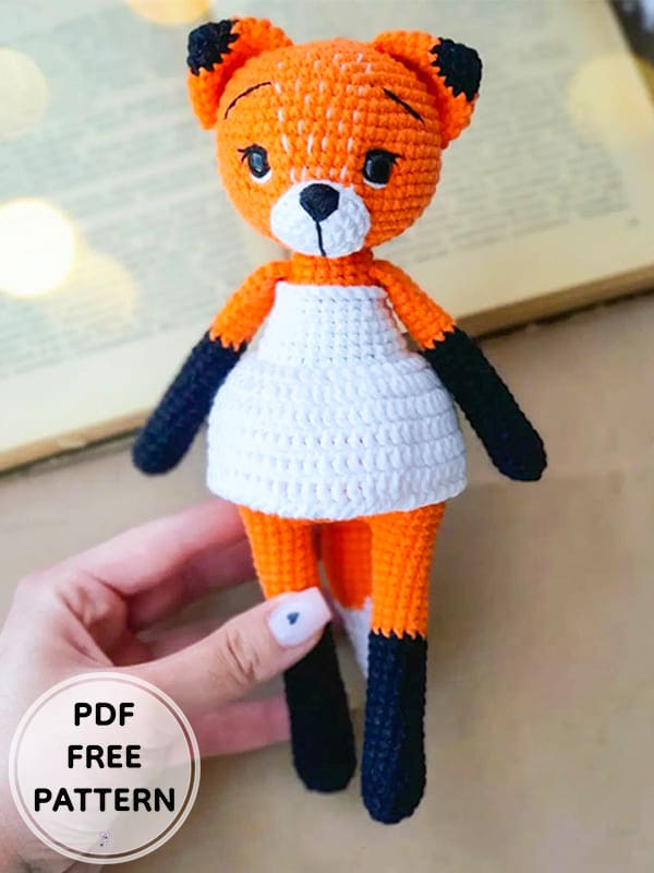 Crochet Fox PDF Amigurumi Free Pattern 5