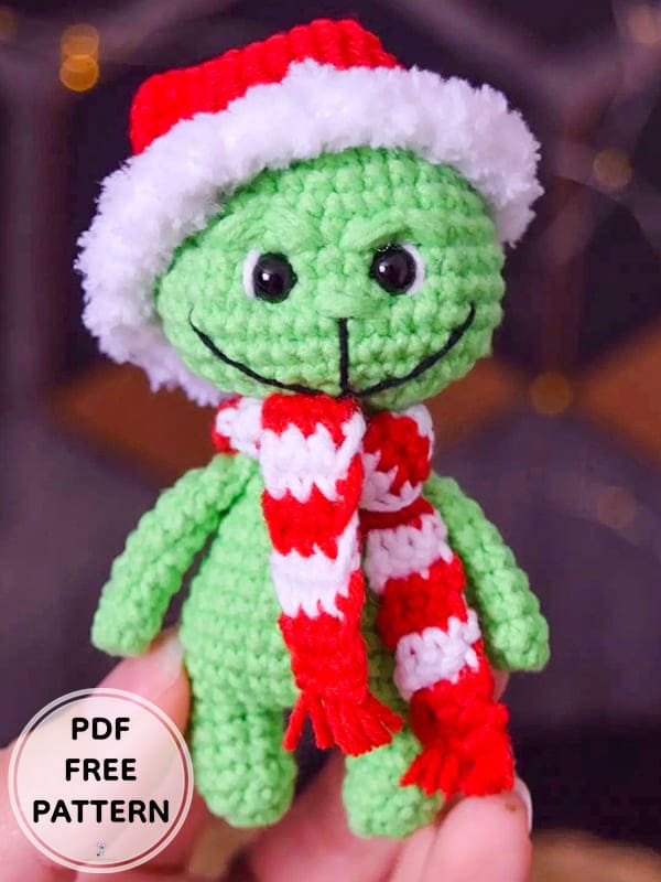 Crochet Grinch PDF Amigurumi Free Pattern 1