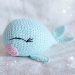 Crochet Happy Whale PDF Amigurumi Free Pattern 3 75x75