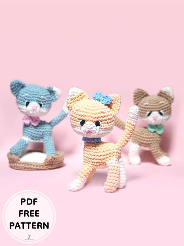 Crochet Kitten PDF Amigurumi Free Pattern 2 1