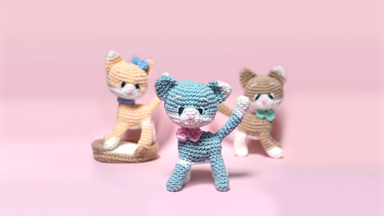 Crochet Kitten PDF Amigurumi Free Pattern 2