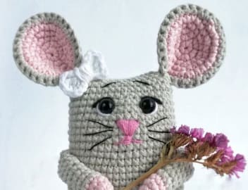 Crochet Little Mouse PDF Amigurumi Free Pattern Assembly2