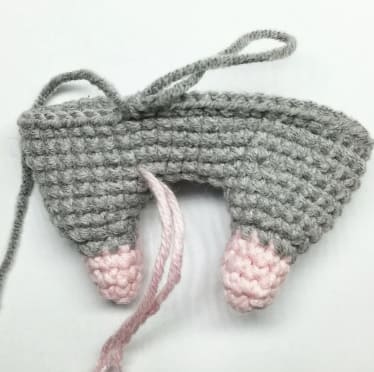 Crochet Little Mouse PDF Amigurumi Free Pattern Legs