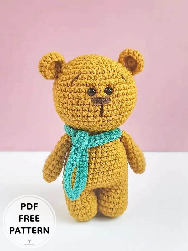 Crochet Mini Bear PDF Amigurumi Free Pattern