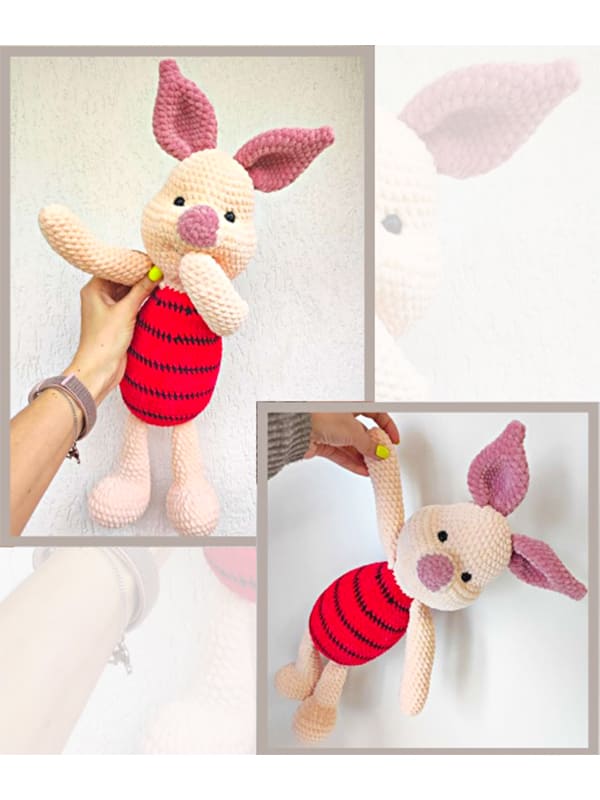 Crochet Piglet Amigurumi Free PDF Pattern 2
