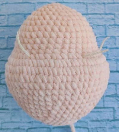 Crochet Piglet Amigurumi Free PDF Pattern Head 1