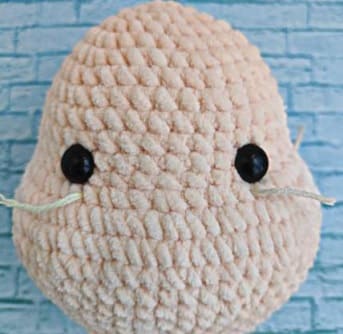 Crochet Piglet Amigurumi Free PDF Pattern Head 3