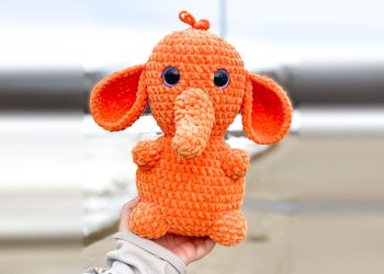 Crochet Plush Elephant Eleanor PDF Amigurumi Free Pattern