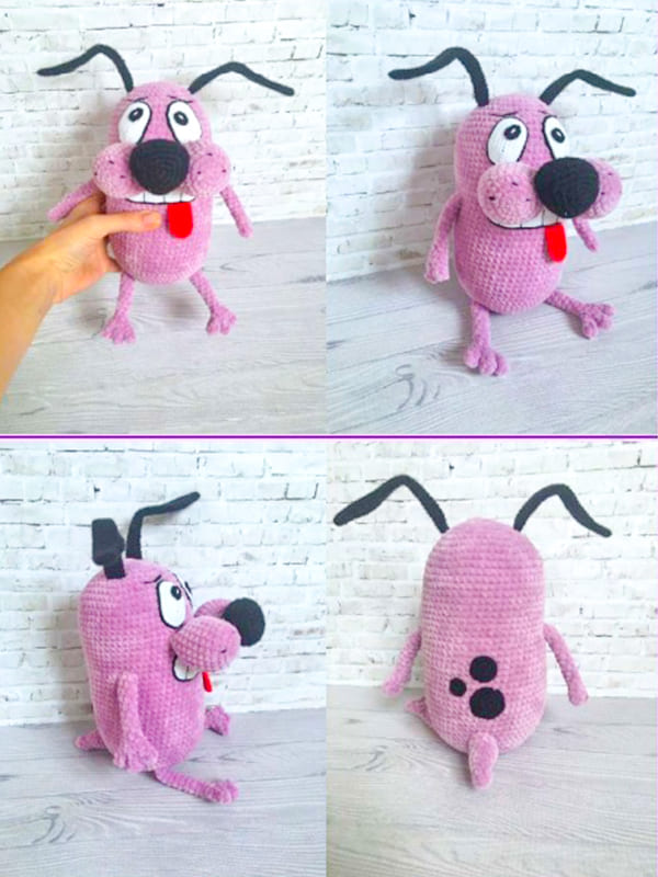 Crochet Scared Dog PDF Amigurumi Free Pattern 2