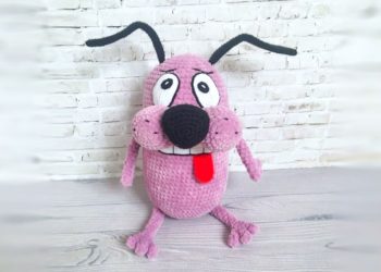 Crochet Scared Dog PDF Amigurumi Free Pattern