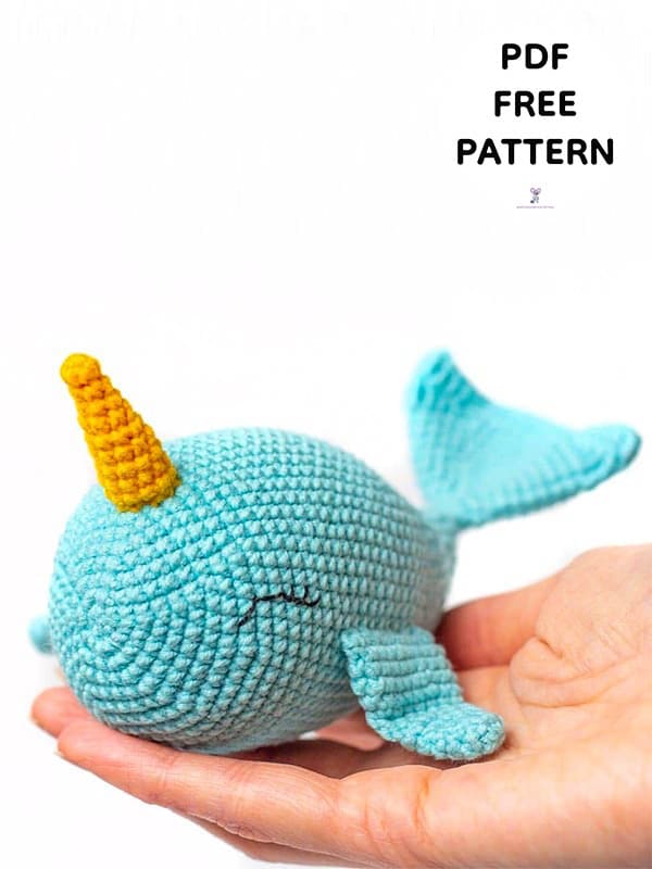 Crochet Unicorn Whale PDF Amigurumi Free Pattern 1 1