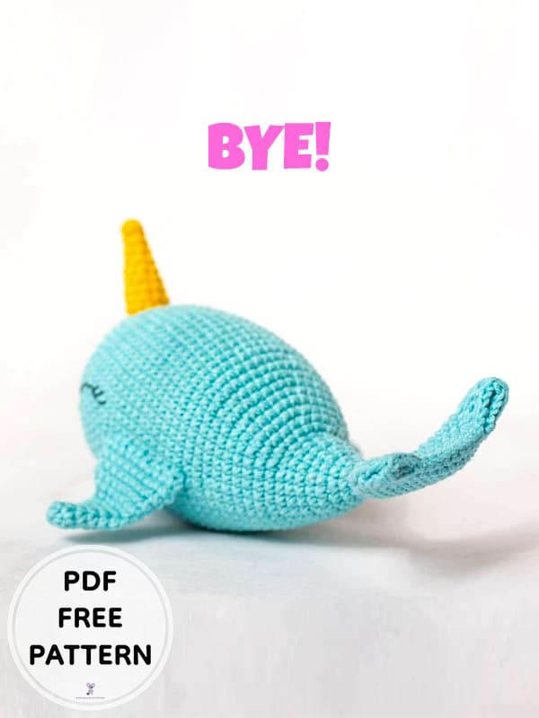 Crochet Unicorn Whale PDF Amigurumi Free Pattern 2 1