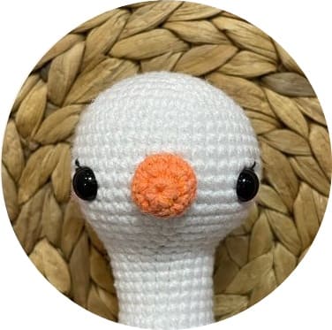Cute Crochet Goose PDF Amigurumi Free Pattern Beak
