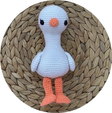 Cute Crochet Goose PDF Amigurumi Free Pattern Wings 3