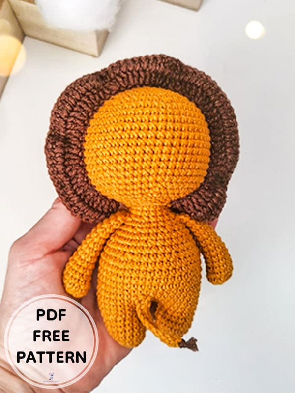 Easy Crochet Lion PDF Amigurumi Free Pattern 1 1