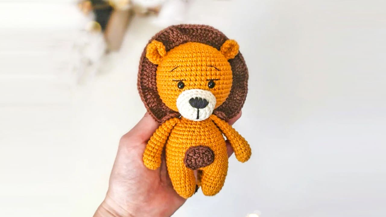 Easy Crochet Lion PDF Amigurumi Free Pattern 5