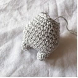 Mini Cute Crochet Hippo PDF Amigurumi Free Pattern Legs And Body