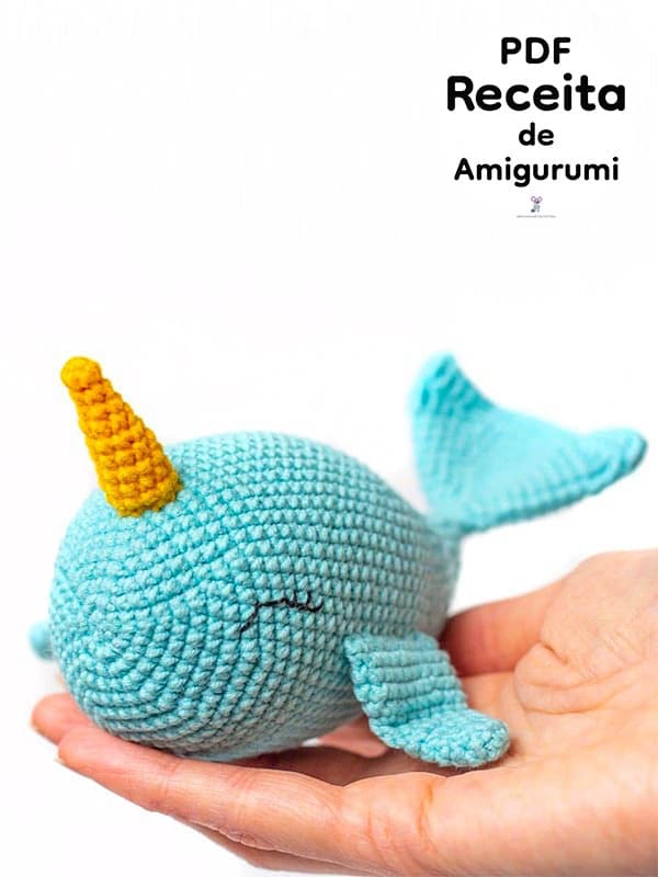 PDF Croche Baleia Unicornio Receita De Amigurumi Gratis 1