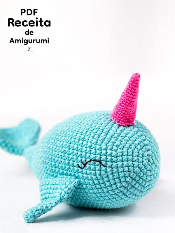 PDF Croche Baleia Unicornio Receita De Amigurumi Gratis 3