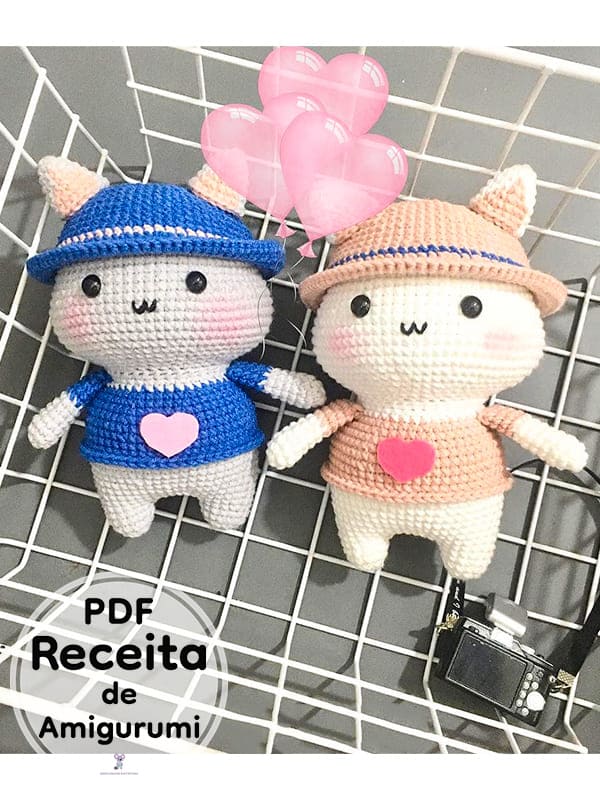 PDF Croche Bonitinho Pequena Gato Receita De Amigurumi Gratis 2