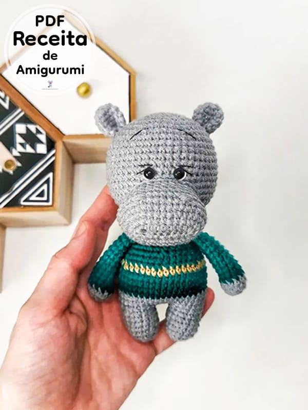 PDF Croche Hipopotamo Lina Receita De Amigurumi Gratis 2