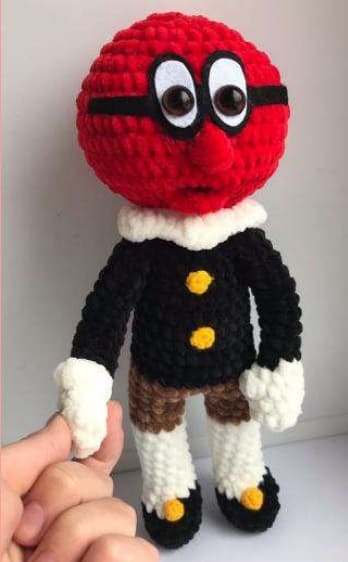 Prince Cherry Crochet Doll PDF Amigurumi Free Pattern 21