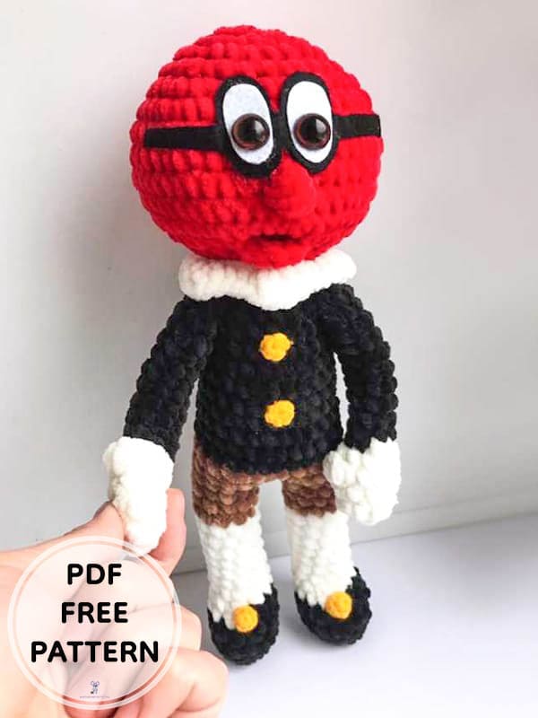 Prince Cherry Crochet Doll PDF Amigurumi Free Pattern