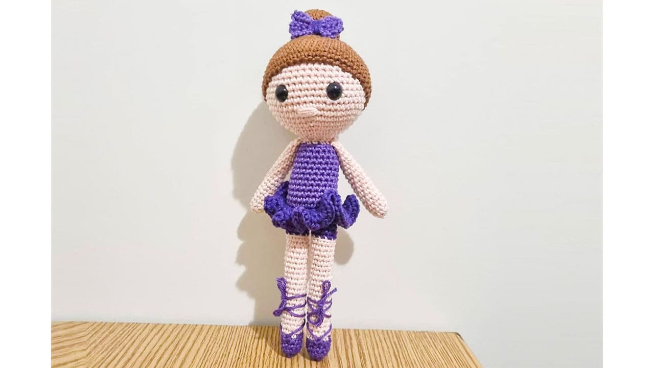 The Ballerina Crochet Doll PDF Amigurumi Free Pattern 4