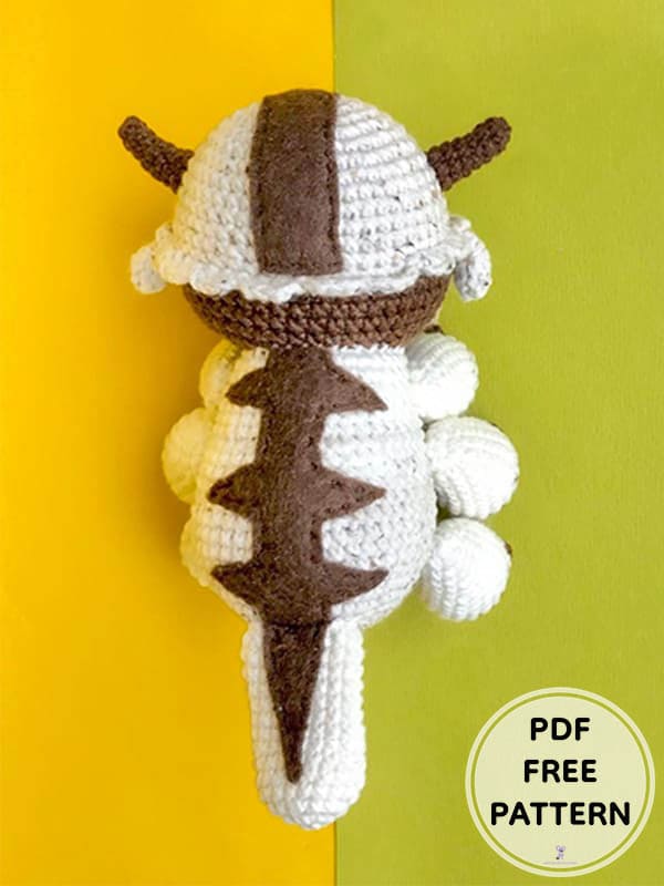 Appa Avatar Crochet Bison PDF Amigurumi Free Pattern 2 1