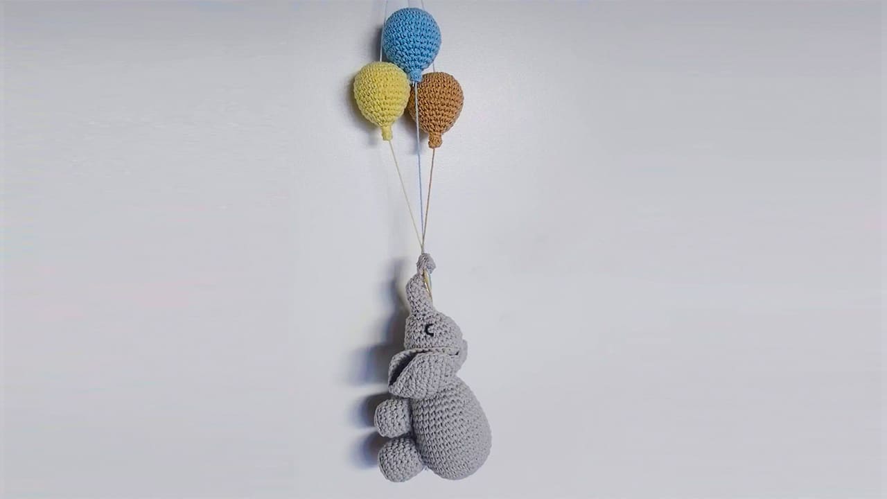 Crochet Baby Elephant Amigurumi Free PDF Pattern 2