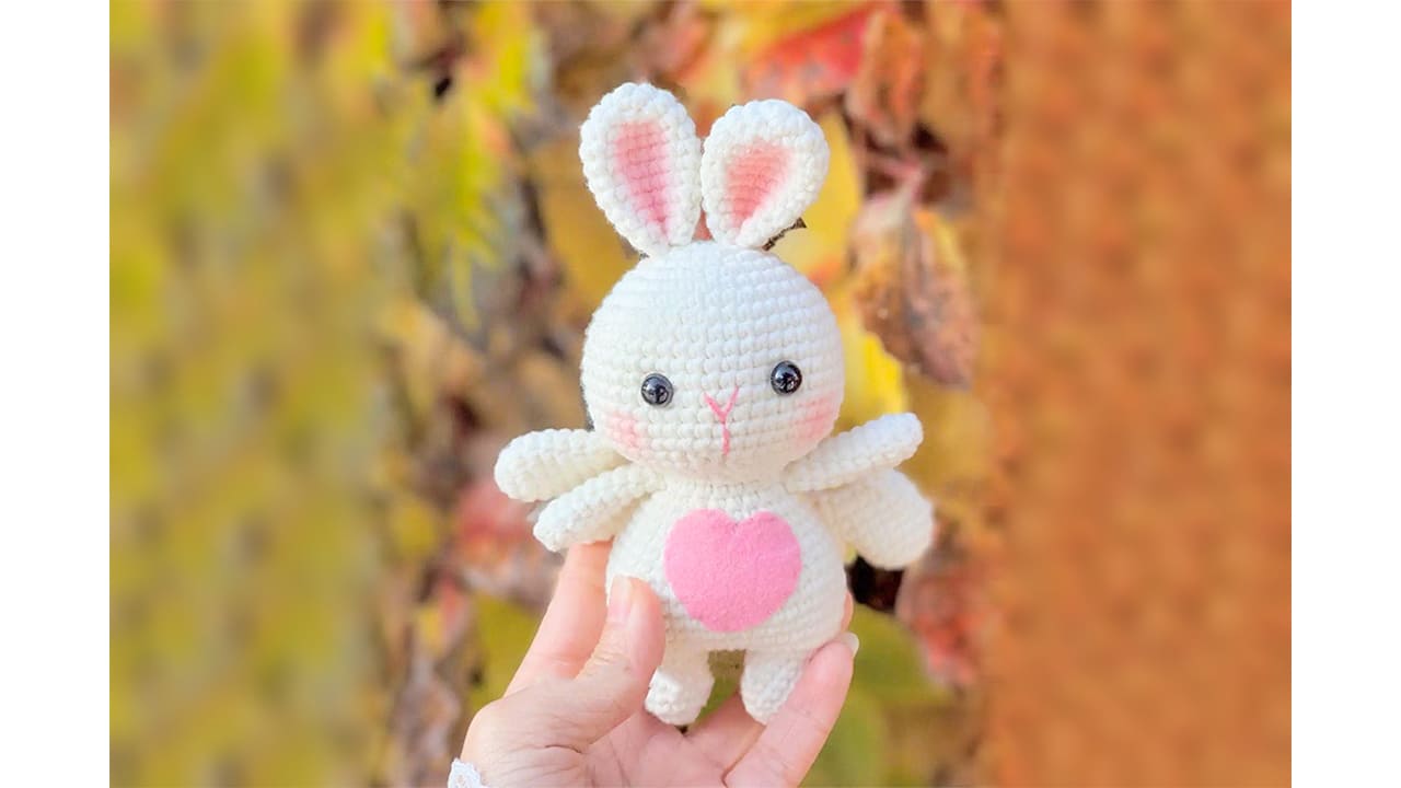 Crochet Butterfly Bunny PDF Amigurumi Free Pattern 3