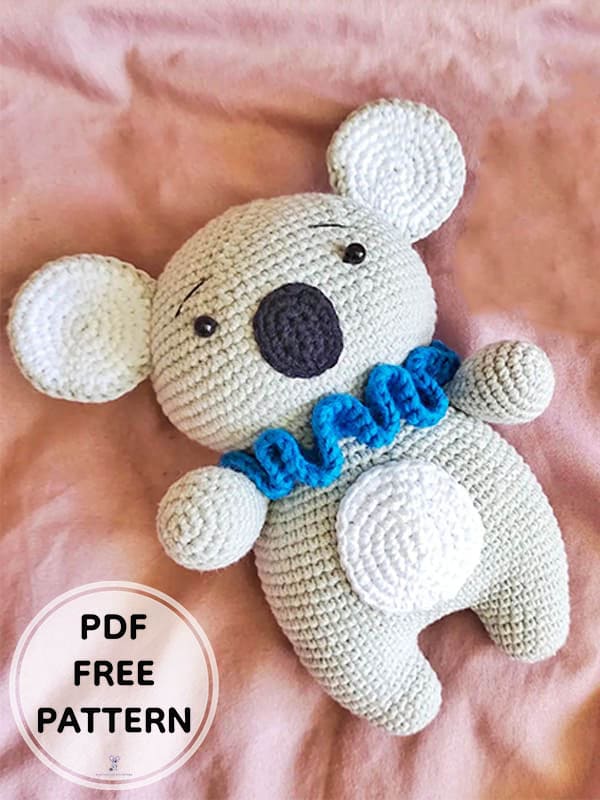 Crochet Cute Koala Amigurumi Free PDF Pattern 1 1