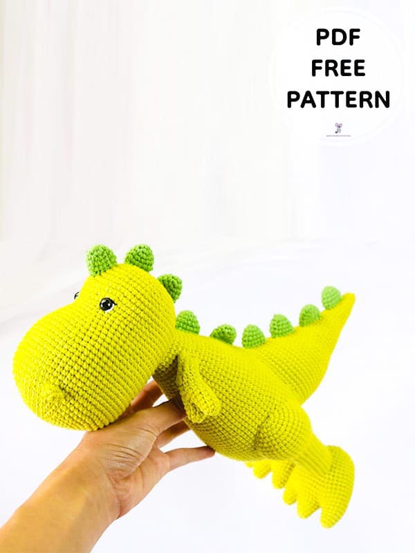 Crochet Dinosaur Amigurumi Free PDF Pattern 1 1