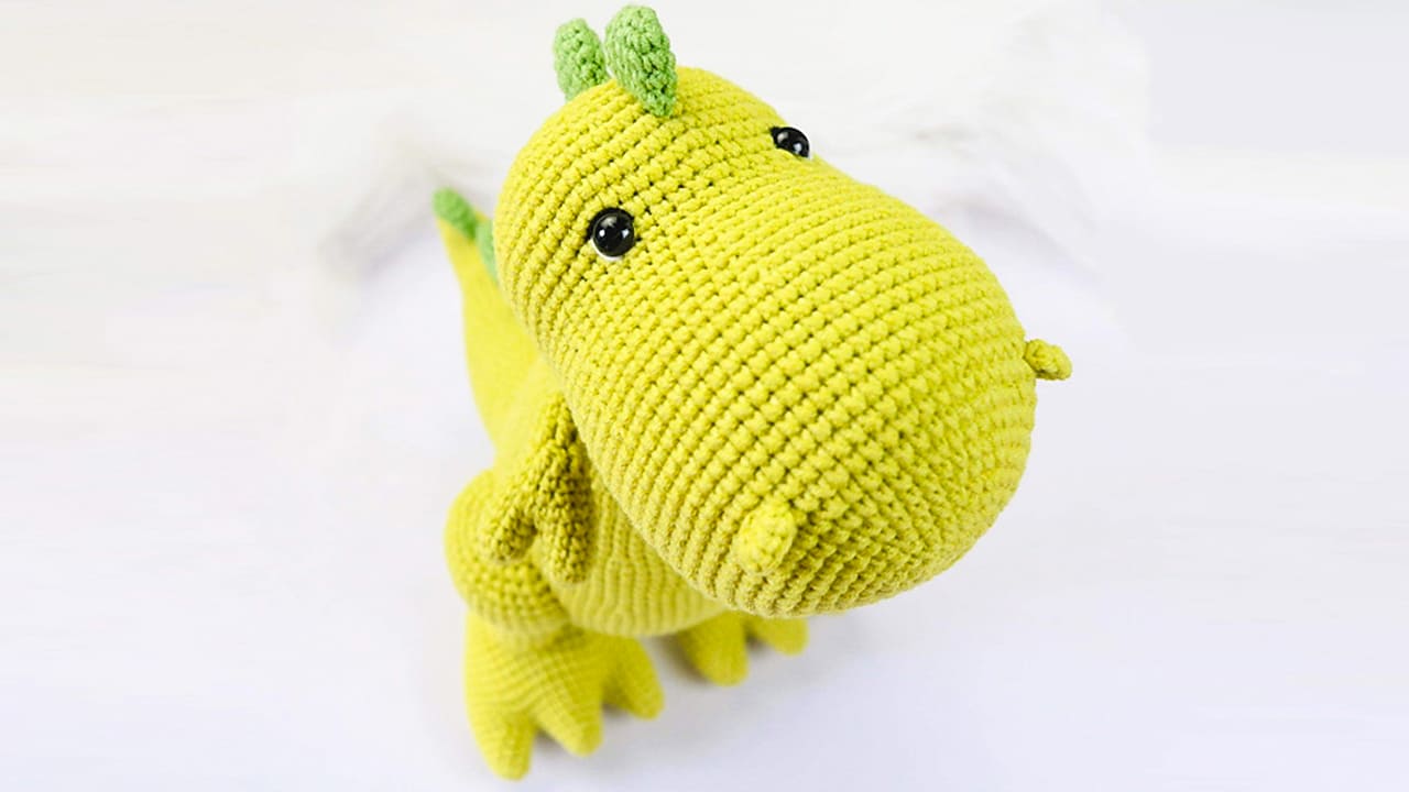 Crochet Dinosaur Amigurumi Free PDF Pattern 5