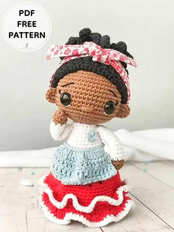 Crochet Doll Alexia Amigurumi PDF Free Pattern 2