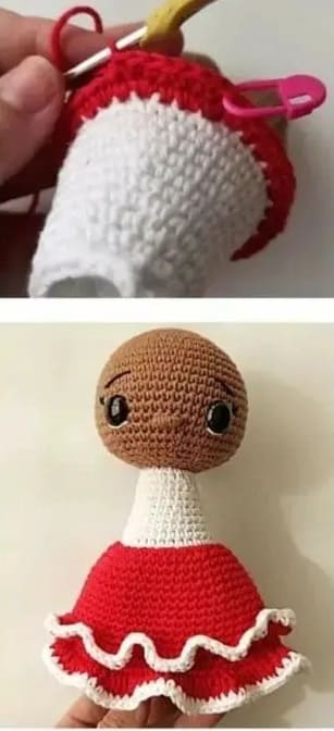Crochet Doll Alexia Amigurumi PDF Free Pattern Body