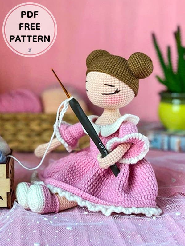 Crochet Doll Yuko PDF Amigurumi Free Pattern 2 1