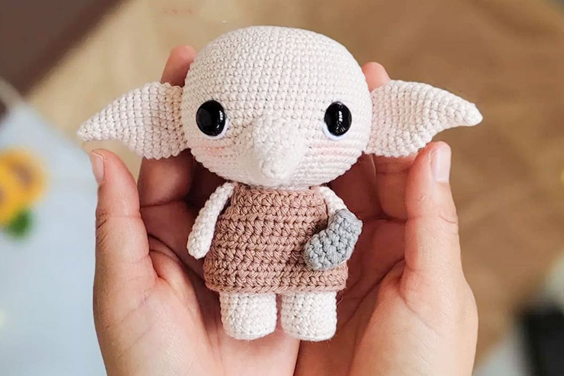 Crochet Harry Potter Dobby Amigurumi PDF Free Pattern 500+ PDF Passo