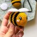 Crochet Little Bee Amigurumi Free PDF Pattern 4 75x75
