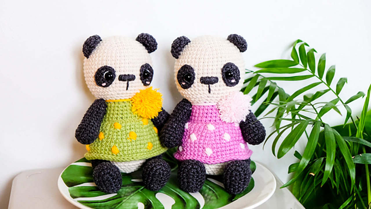 Crochet Little Panda Amigurumi Free PDF Pattern 6