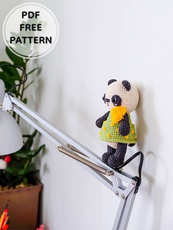 Crochet Little Panda Amigurumi Free PDF Pattern3